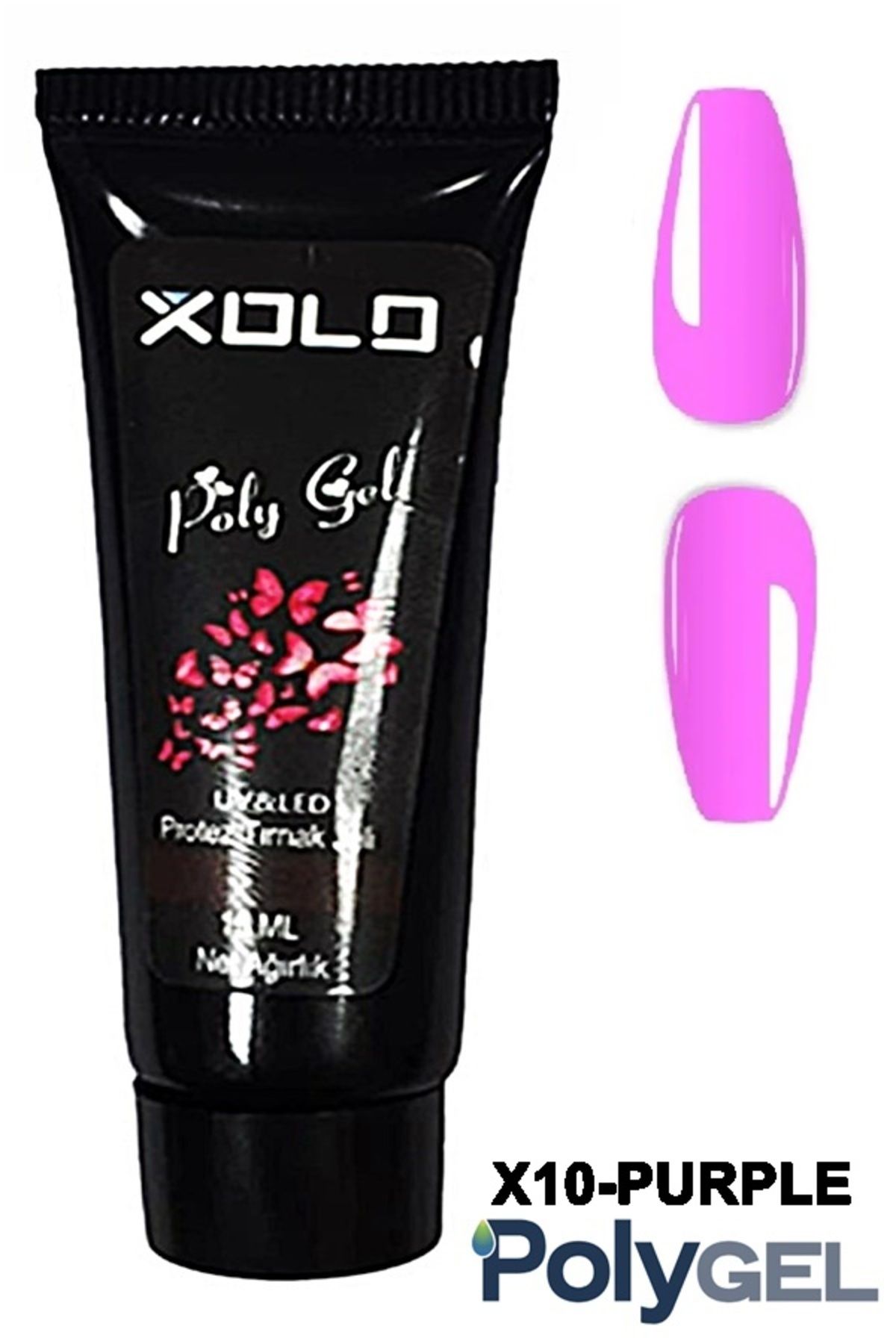 Xolo Polygel Protez Tırnak Oje Kalıcı Akrilik Trend Renkler Serisi Jel Polijel Poly Gel 15 ml
