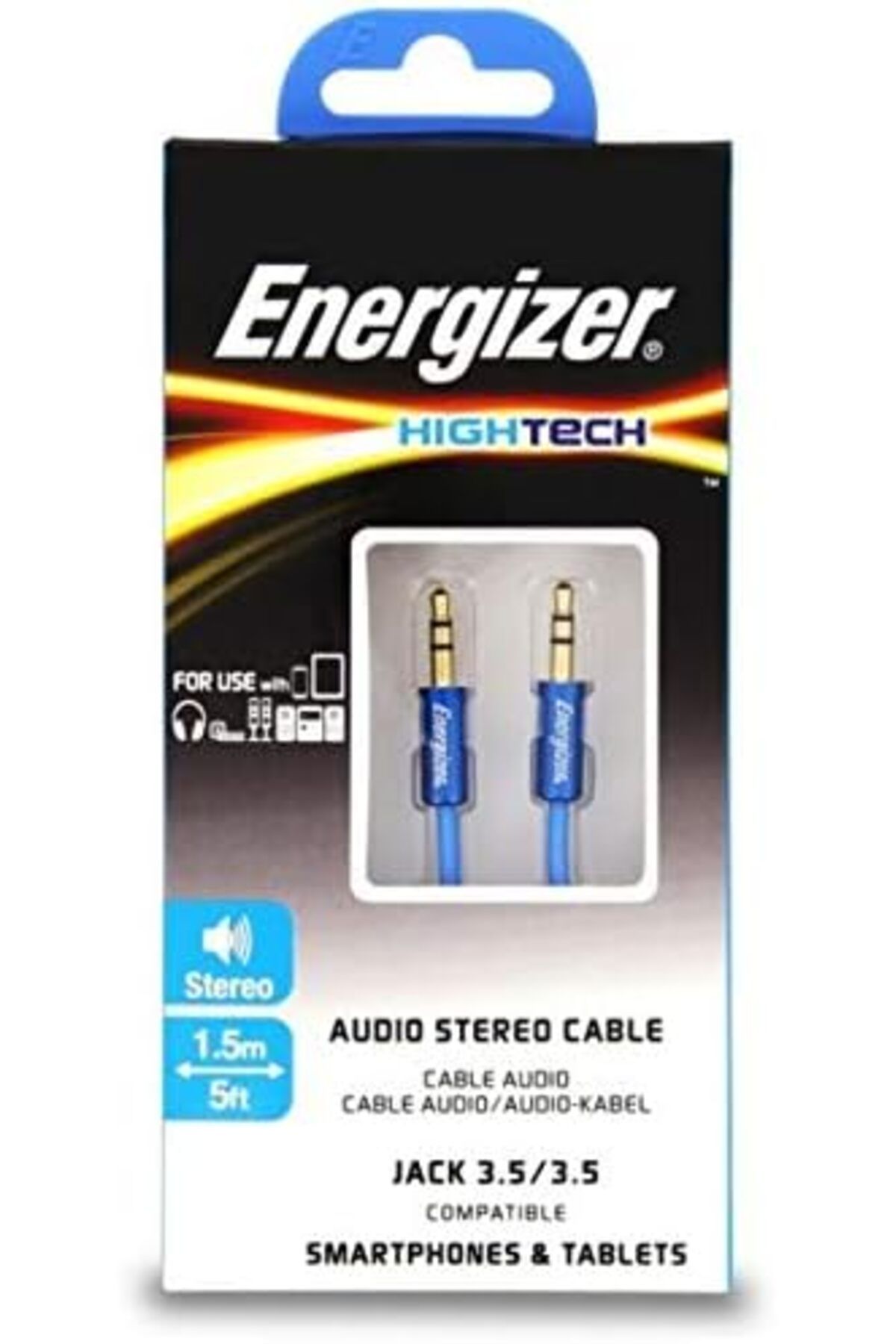 Energizer C13Jajahbl4 1.5 Metre Stereo 3.5 To 3.5 Mavi Ses Kablosu