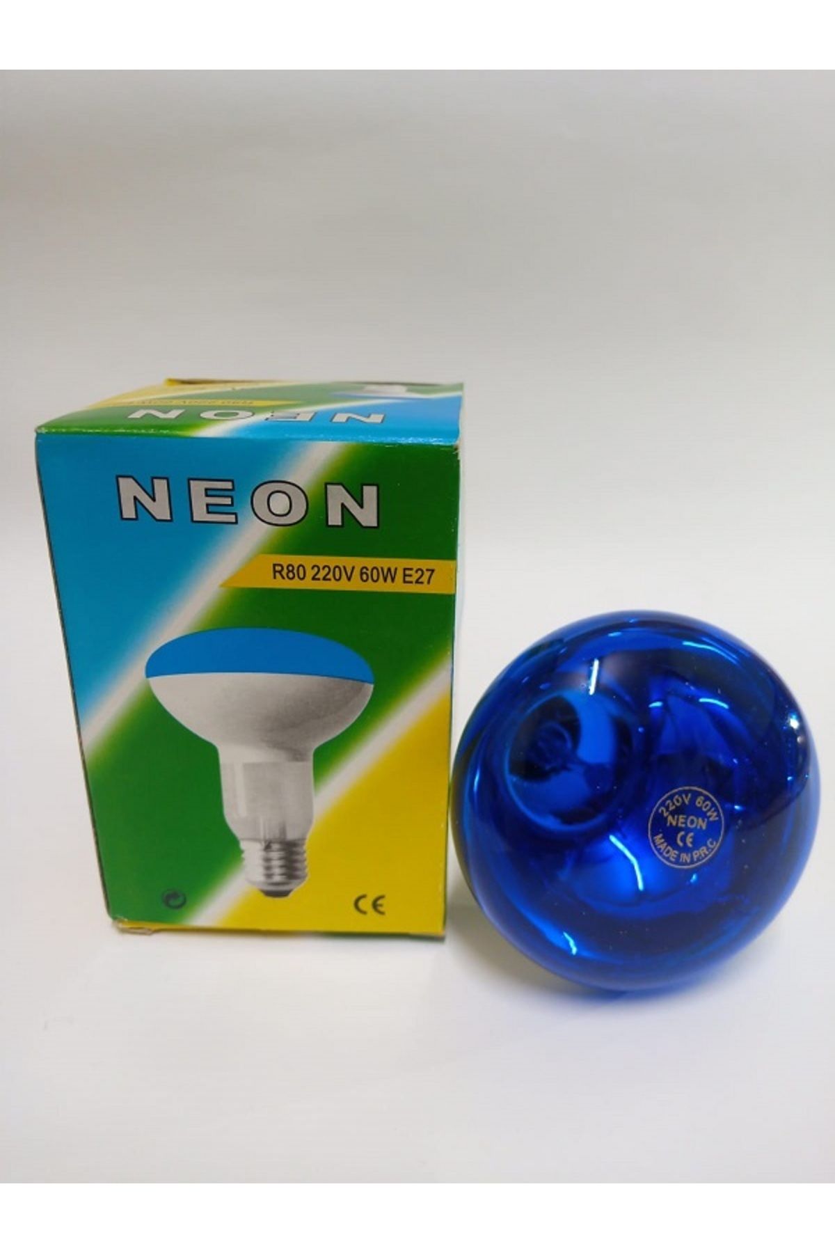 Neon 60 Watt R80 Infradet Mavi Isıtıcı Ampül E27 Duylu