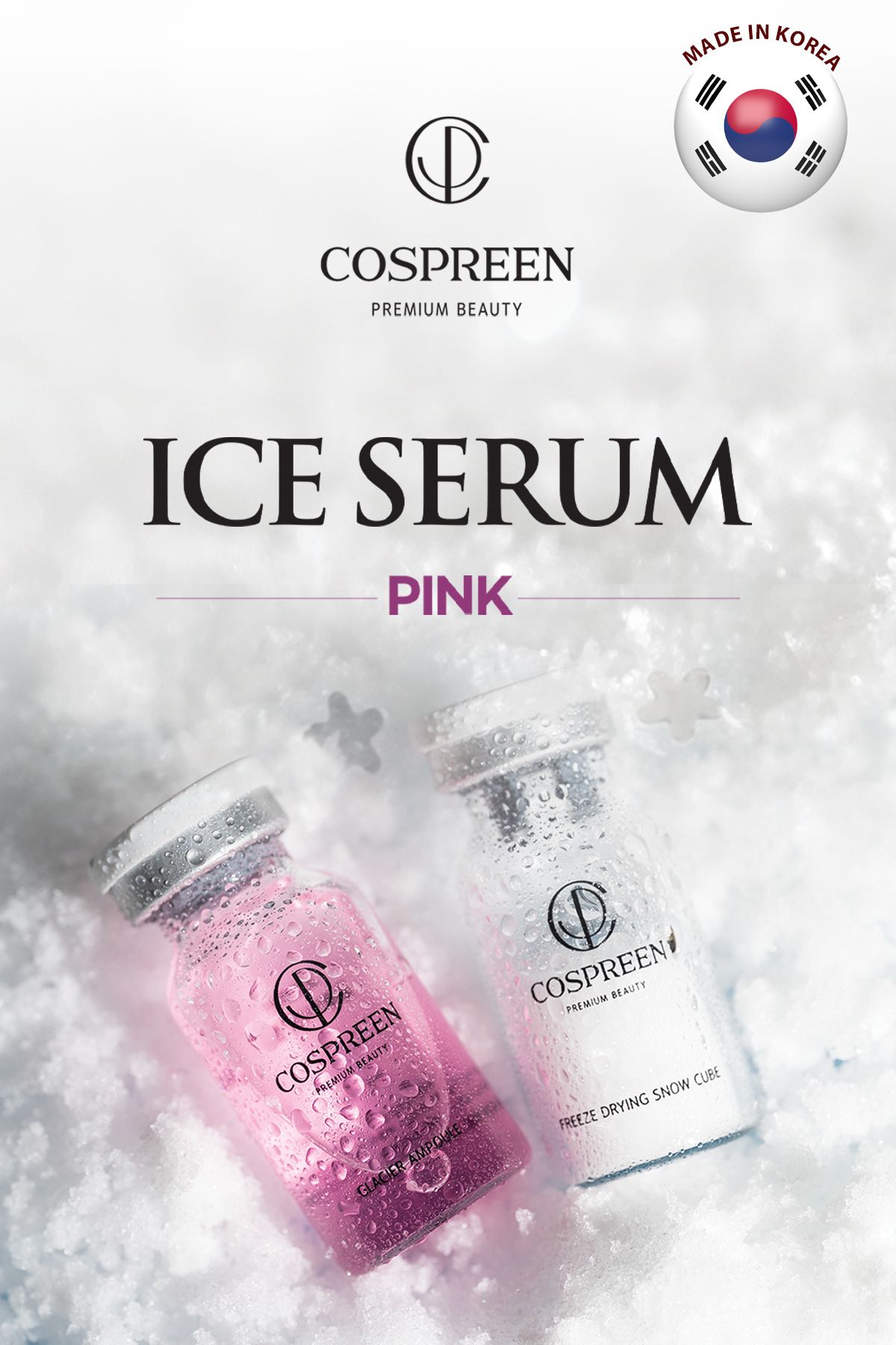 Cospreen Serum Kolajen & Hyaluronik Asit Içeren Ice Serum Pink