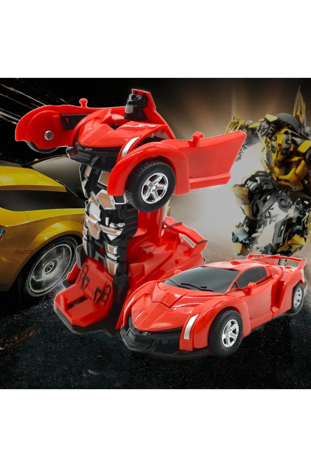 OYUNCAK STORE Transformers Robota Dönüşen Spor Araba Lamborghini Oyuncak Transformer Robot Araba