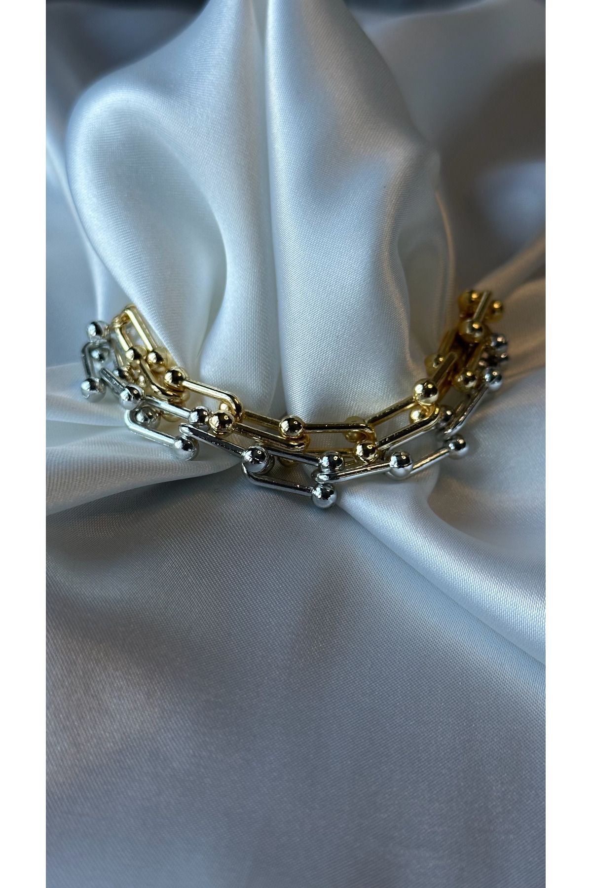 stainless steell 2'li Tiffany Set Gold ve Silver Set Sevgiliye Hediye,Sevgililer Gününe Özel