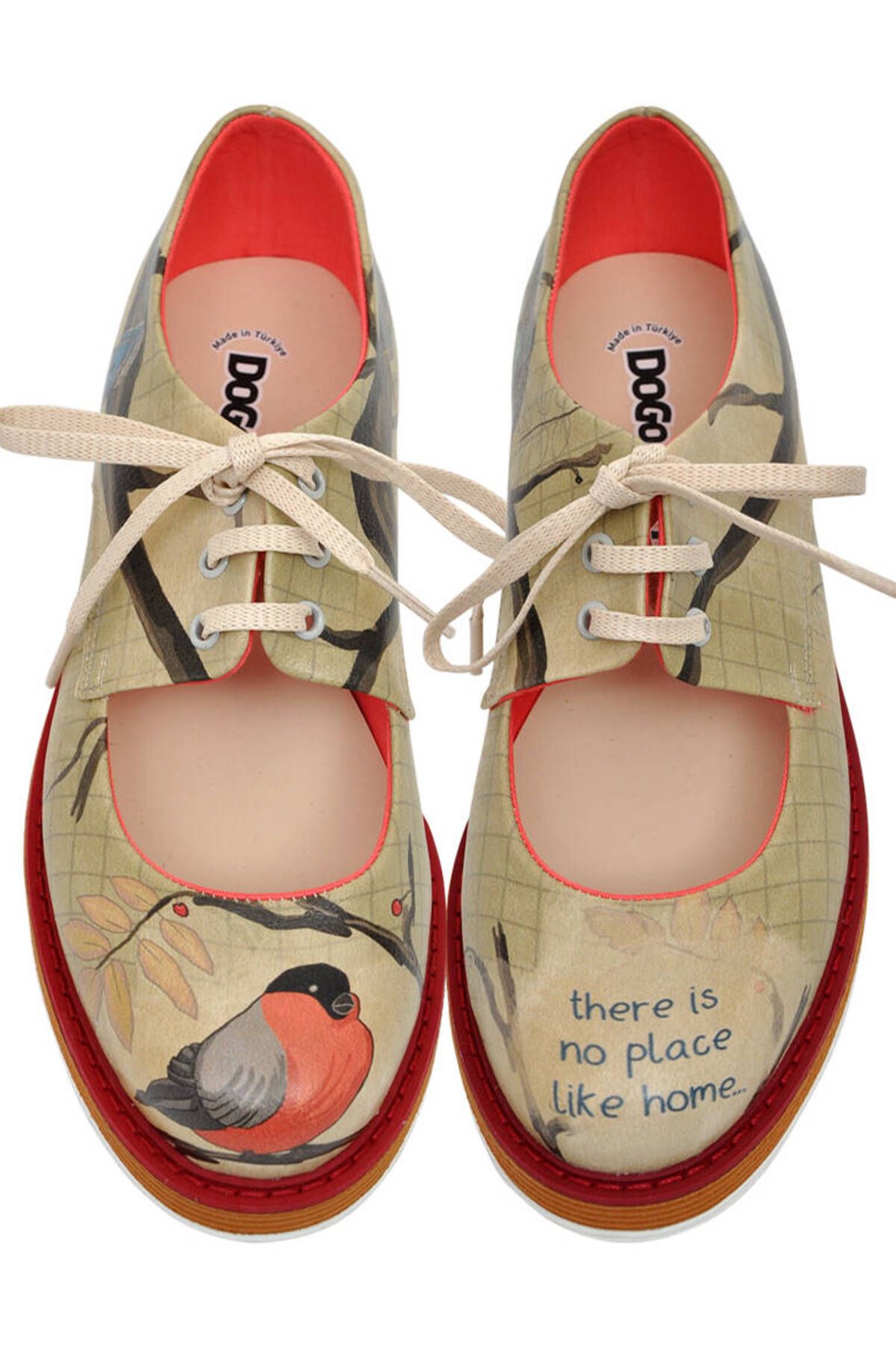 Dogo Kadın Vegan Deri Yeşil Günlük Ayakkabı - Like Home Tasarım