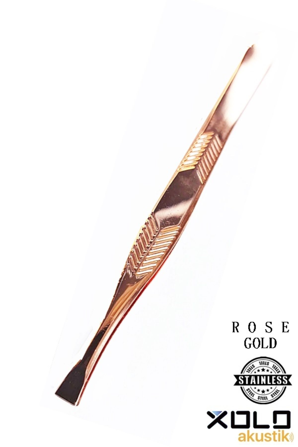 Xolo Akustik Cımbız Rose Gold Kaydırmaz Düz Uçlu XLC504