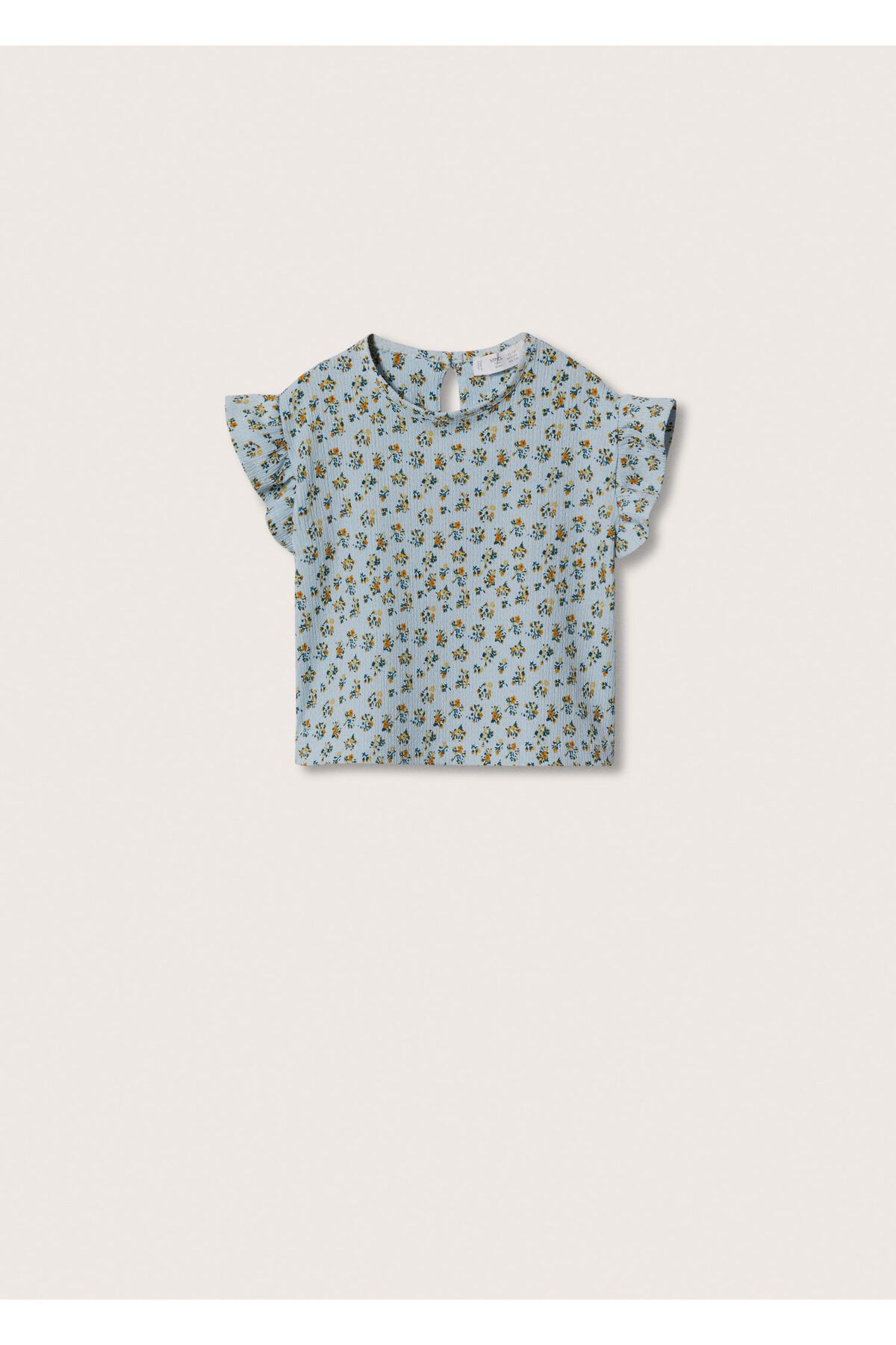 MANGO Baby Kız Bebek Gök mavisi T-Shirt