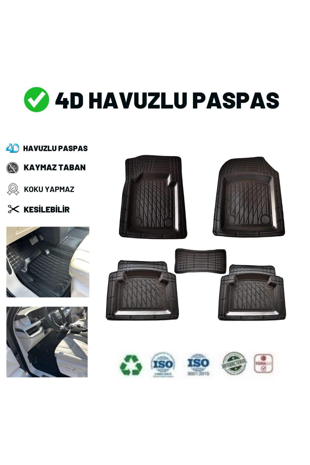 Genel Markalar Fiat Punto 2021 4D HAVUZLU ÜNİVERSAL YENİ NESİL PASPAS SİYAH GOLD SERİ
