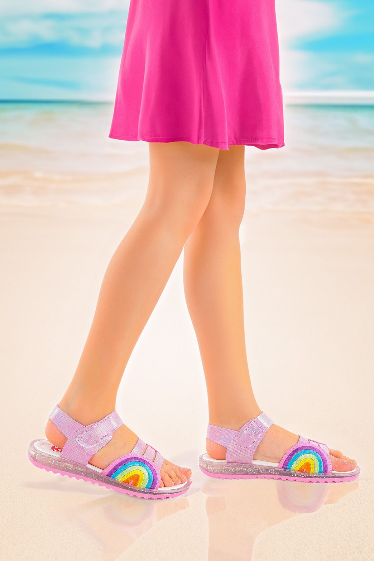 Kiko Kids Kız Çocuk Sandalet Arz 2352