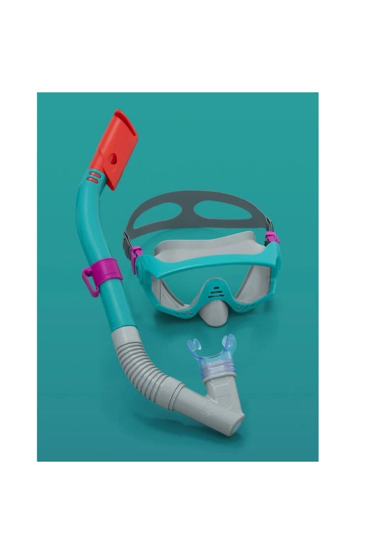 Bestway Çocuk Şnorkel Set Spark Wave Mavi Renk 7 ile 14 Yaş Arası - Mavi Su Dünyası