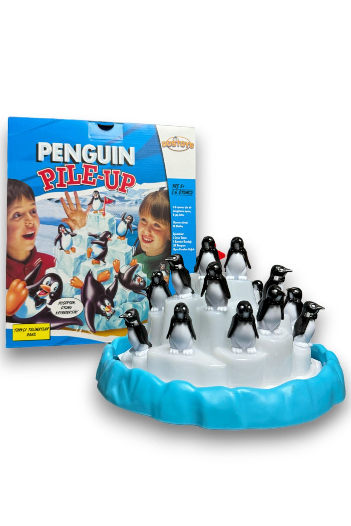 DOSTOYS Penguin Pile-up -çılgın Penguenler- Denge-kutu-masa Oyunu Aile Çocuk Etkileşimi