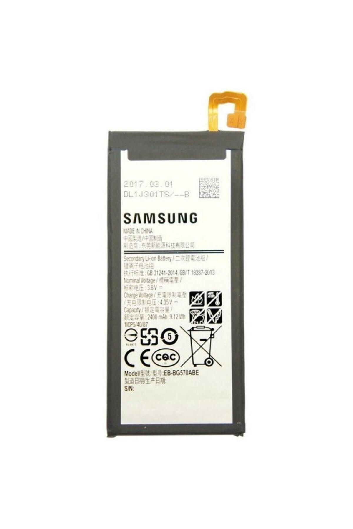 Basriko VORABELA Samsung Galaxy J5 Prime Sm G570 Batarya Pil Eb Bg570Abe