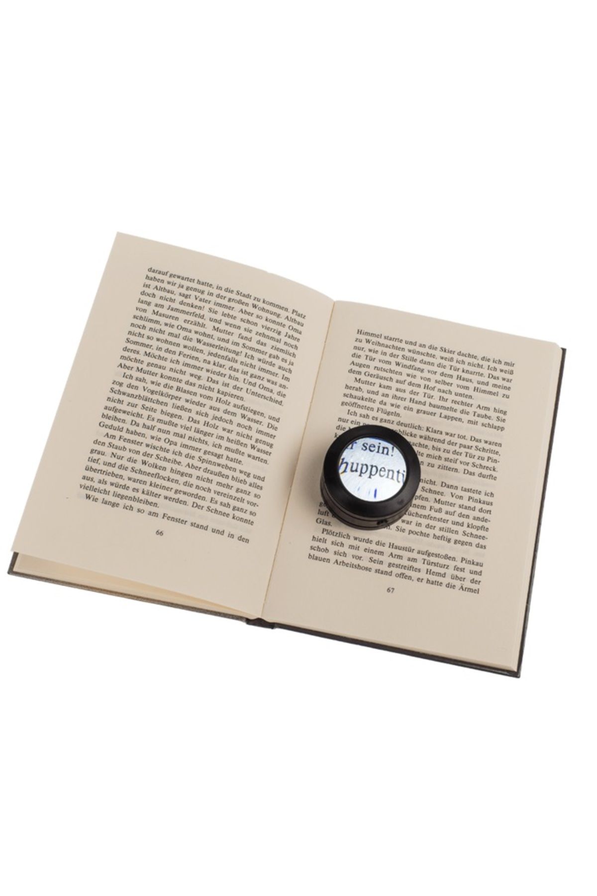 Out Of The Blue Ledli Lup Büyüteç Siyah - Portable Magnifying Glass With Led Black