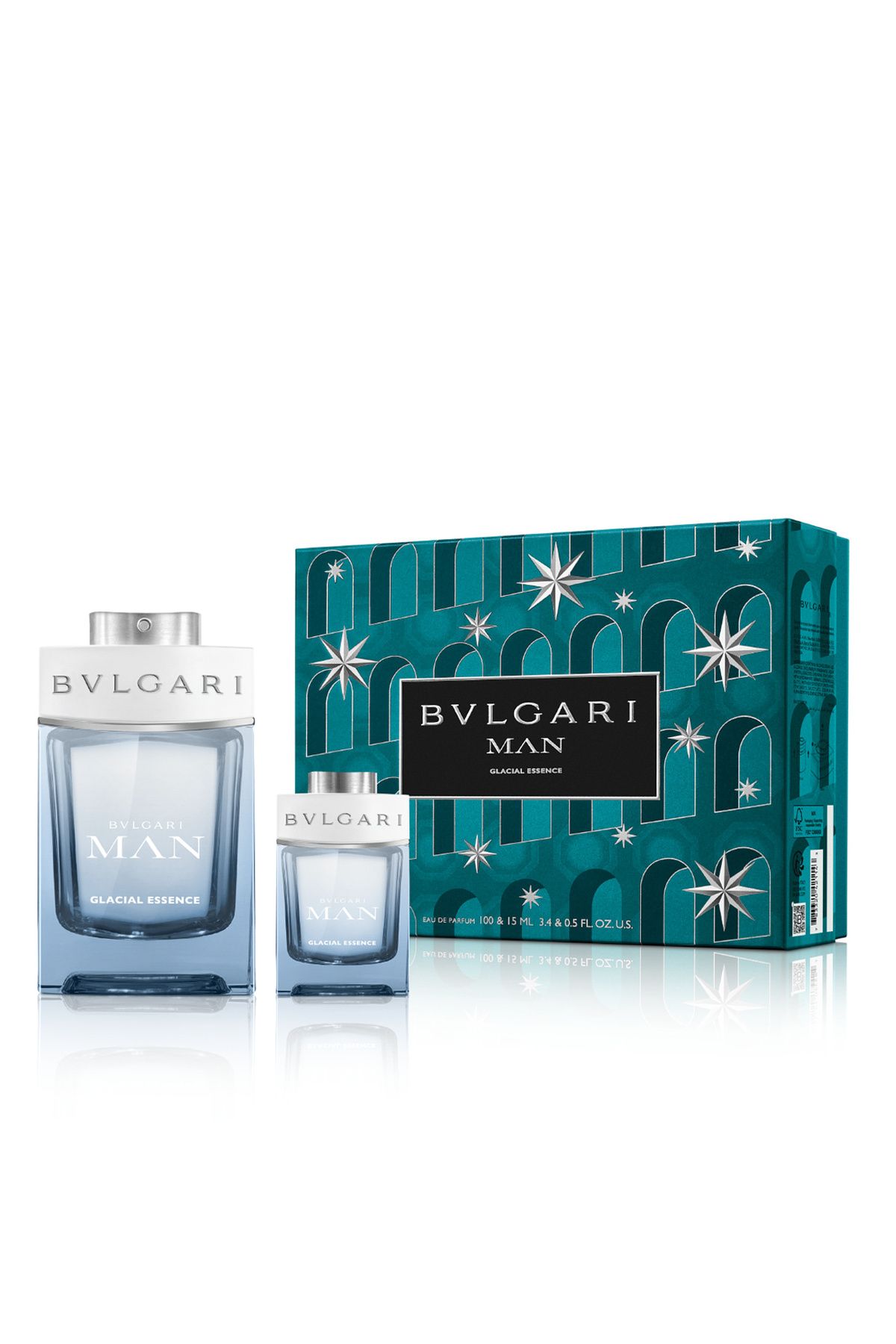 Bvlgari Man Glacial Essence Parfüm Seti EDP 100 ml 783320421143