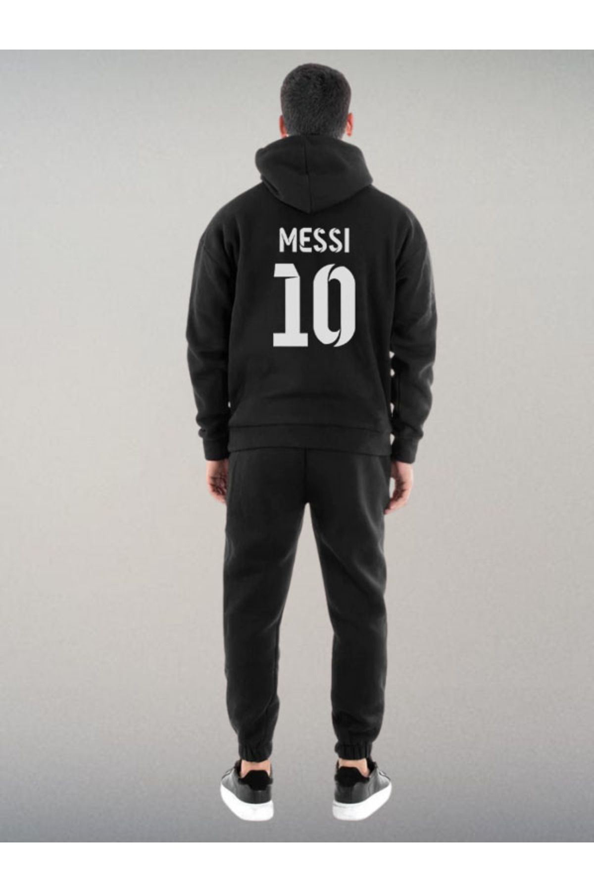 Darkia Lionel Messi Özel Tasarım Baskılı Kapşonlu Sweatshirt Hoodie Spor Eşofman Takımı