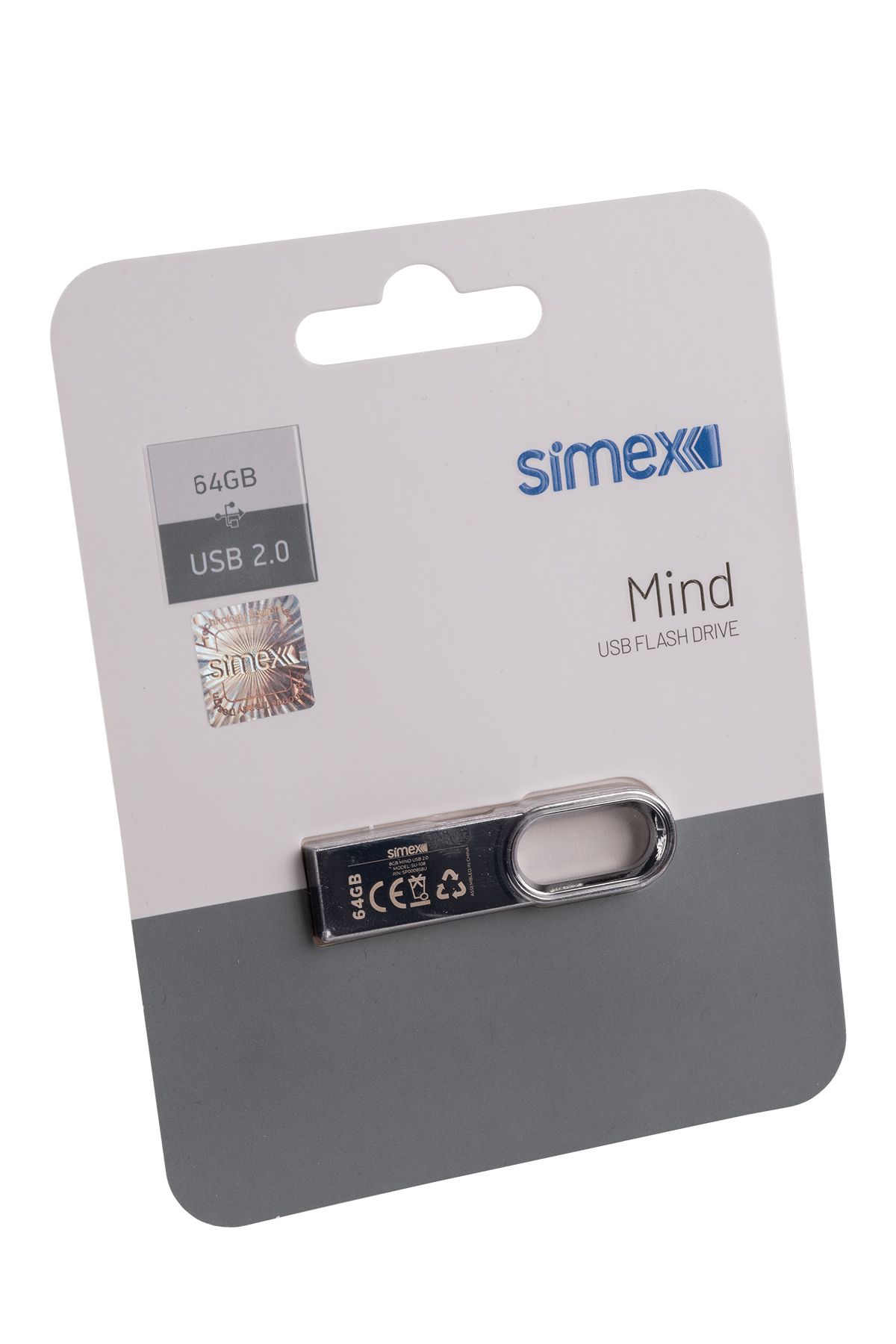 Simex SU-108 Mind 2.0 Metal 64GB USB Bellek Standart