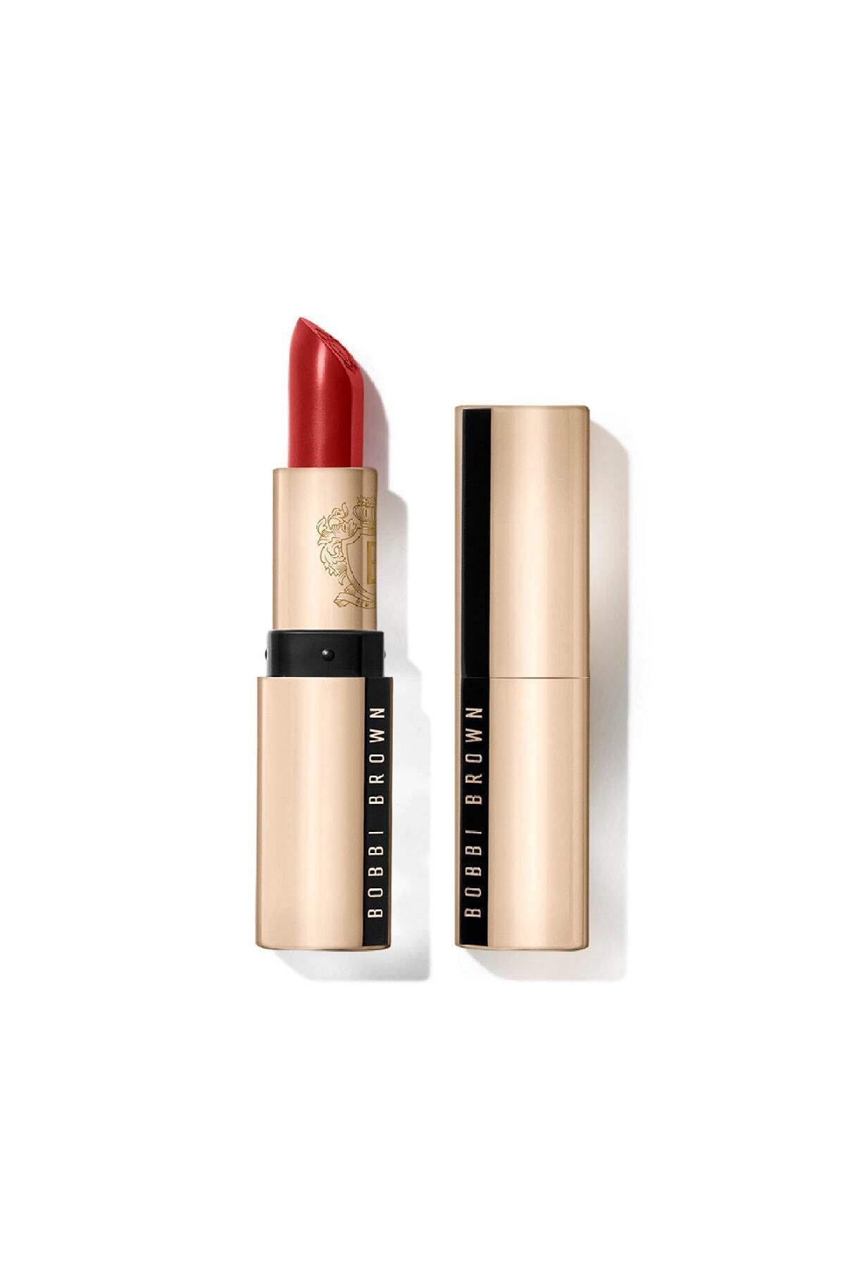 Bobbi Brown Metro Red - Luxe Lipstick Saten Bitişli Ruj - 3.5g
