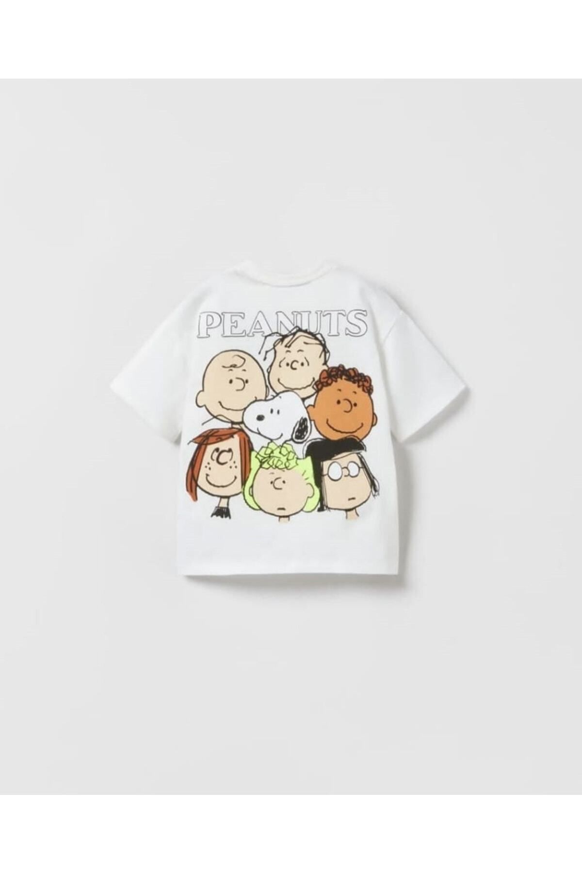Argün kidss Snoopy Peanuts Baskılı Tshirt