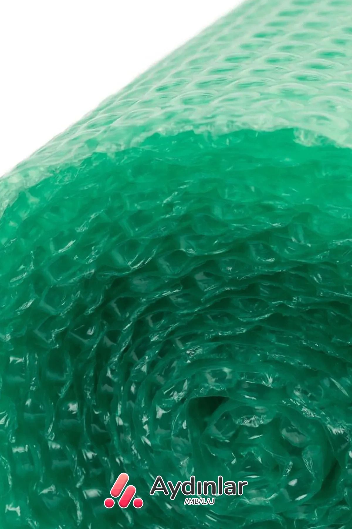 Aydınlar Ambalaj 50cm X 5 Metre Yeşil Üç Katlı Kalın Havalı Naylon Ambalaj Poşeti Balonlu Naylon PatPat PıtPıt