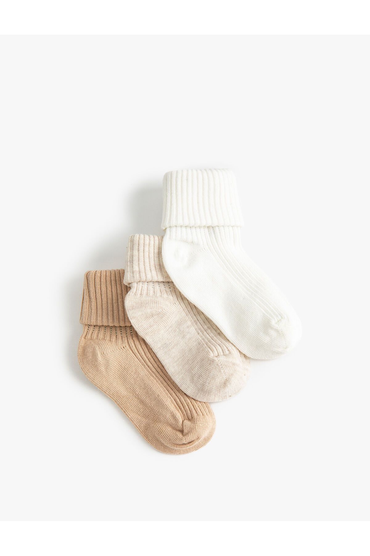 Koton 3'lü Renkli Çorap Seti Pamuklu