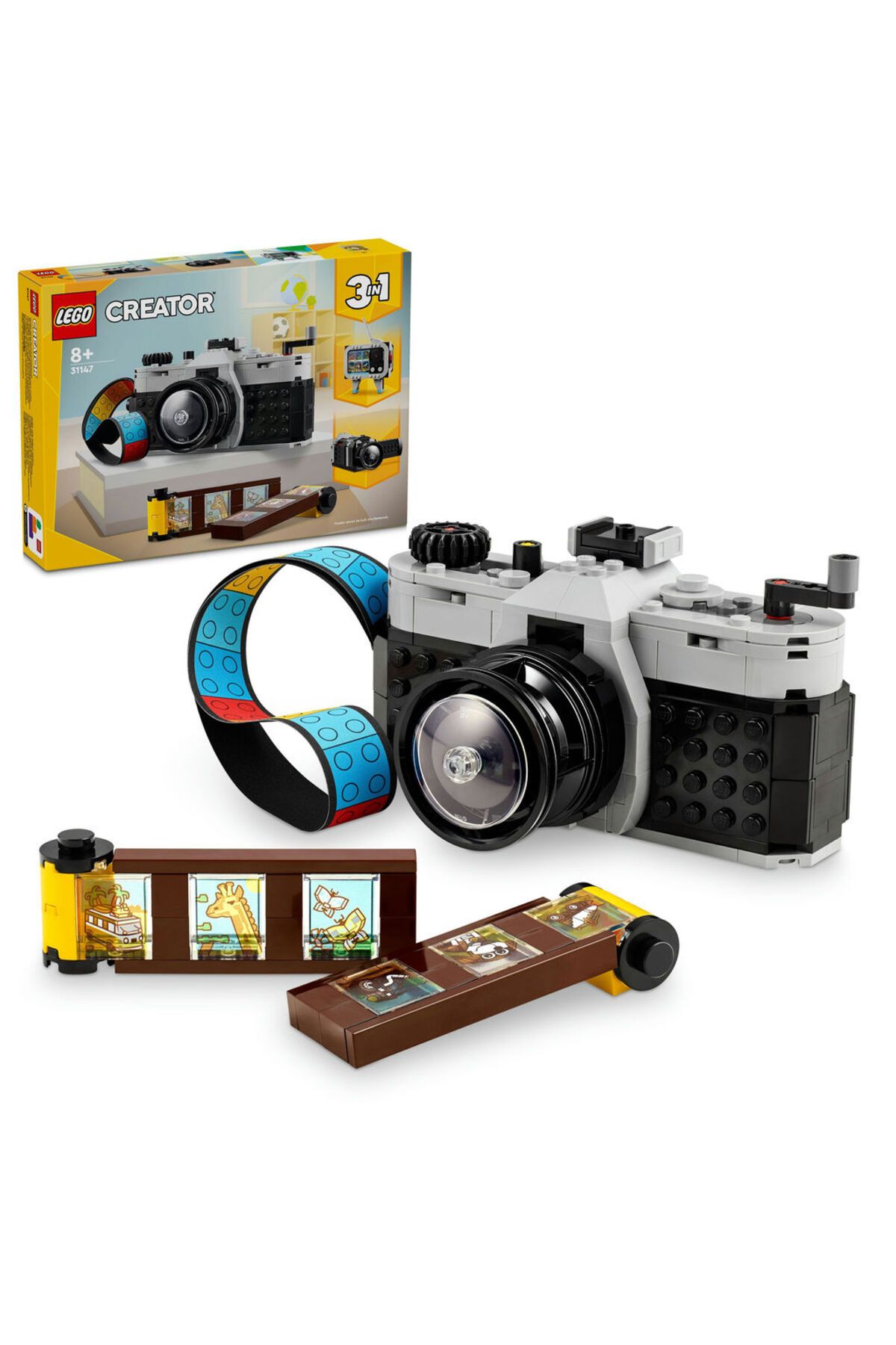 LEGO ® Creator Retro Fotoğraf Makinesi 31147  - 8 Yaş ve Üzeri İçin Yapım Seti (261 Parça)