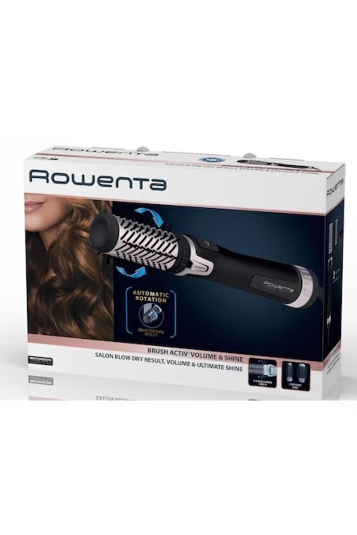Rowenta Döner fırça Rowenta Brush Activ'Dry & Style CF9550F0, 1000 W, 3 aksesuar, 3 sıcaklık/hız seviyesi
