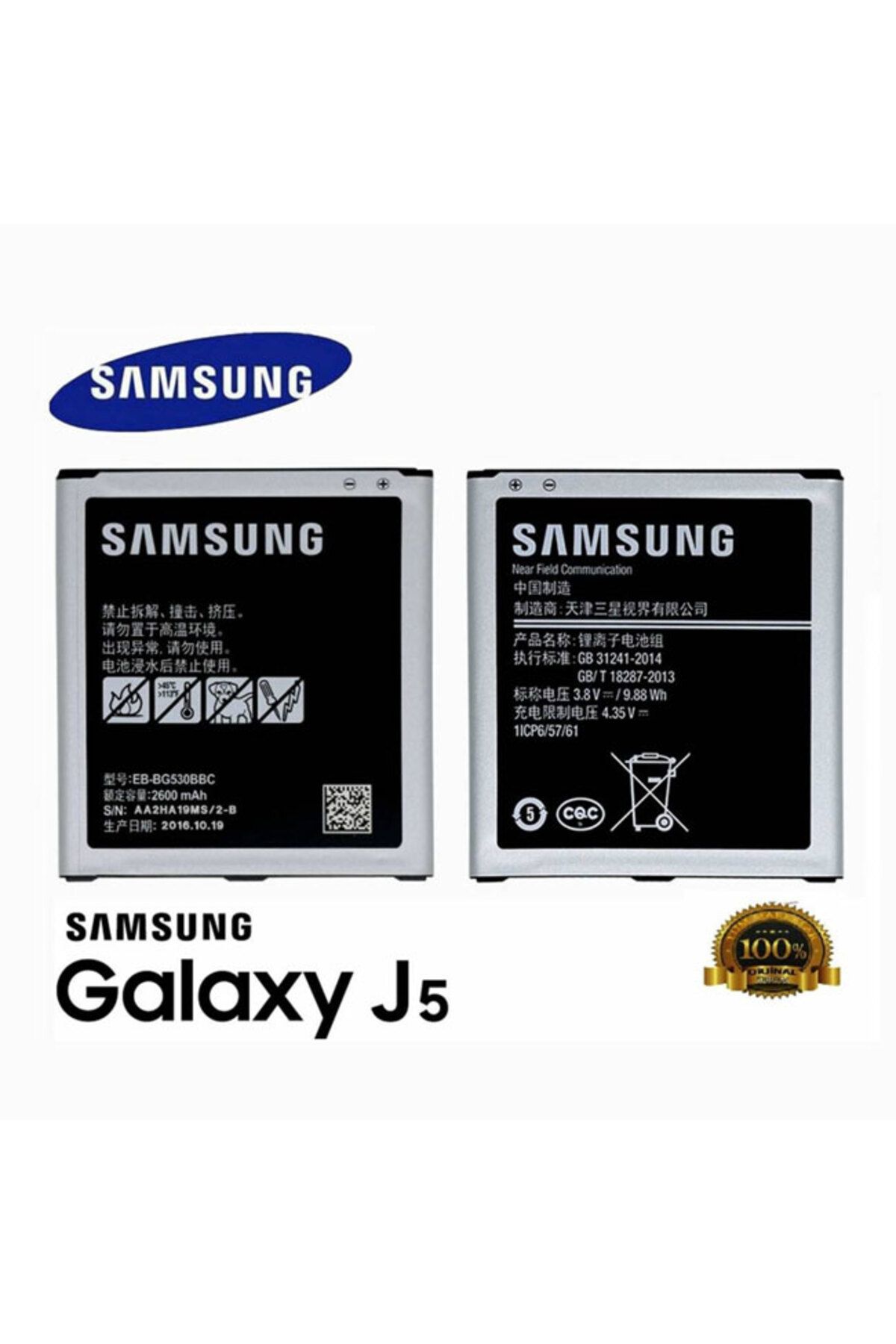 Basriko VORABELA Samsung Galaxy J5 Sm J500F Batarya Pil Eb Bg530Bbe
