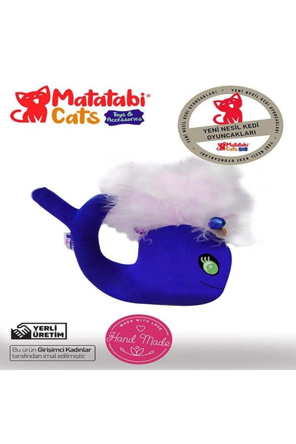 Matatabi Cats Whali Kedi Oyuncağı Mavi 15 Cm