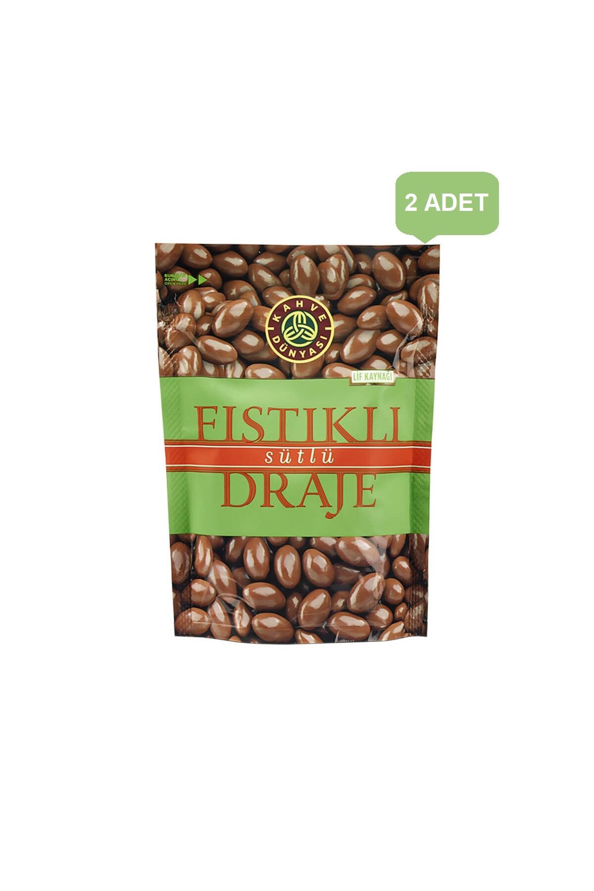 Kahve Dünyası Antep Fıstıklı Sütlü Draje 60 gr (2ADET)