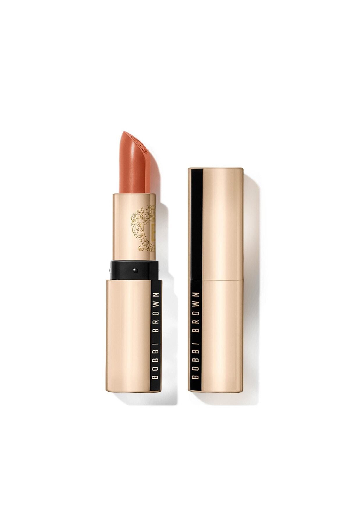Bobbi Brown Luxe Lipstick Saten Bitişli Ruj - Plaza Peach 3.5g