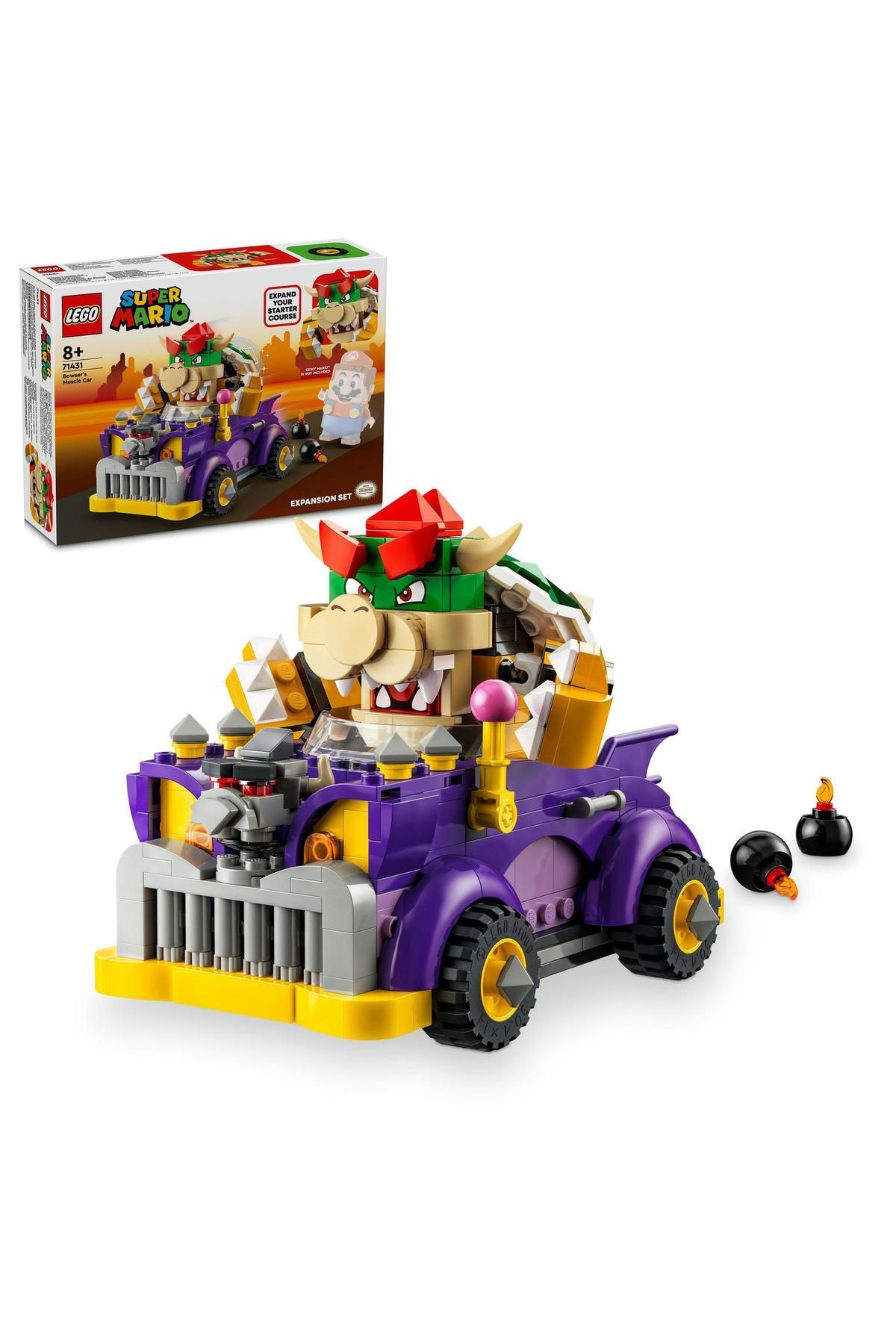 LEGO ® Super Mario™ Bowser’ın Büyük Arabası Ek Macera Seti 71431- 8 Yaş+ İçin Yapım Seti (458 Parça)