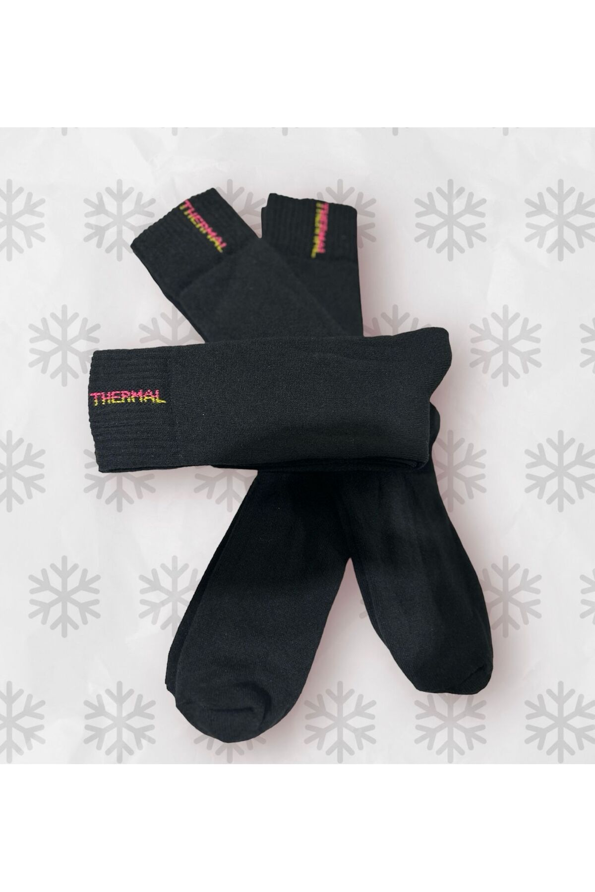 Arena Kışlık Termal Çorap 10 Lu Paket Siyah Parfümlü