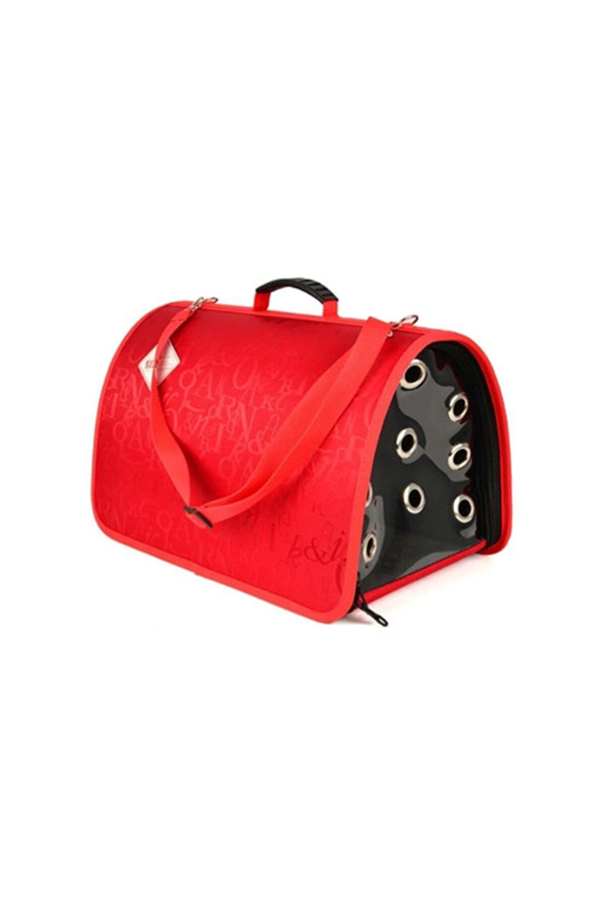 Flip Flybag Kedi Ve Küçük Irk Köpek Taşıma Çantası Kırmızı 44 Cm