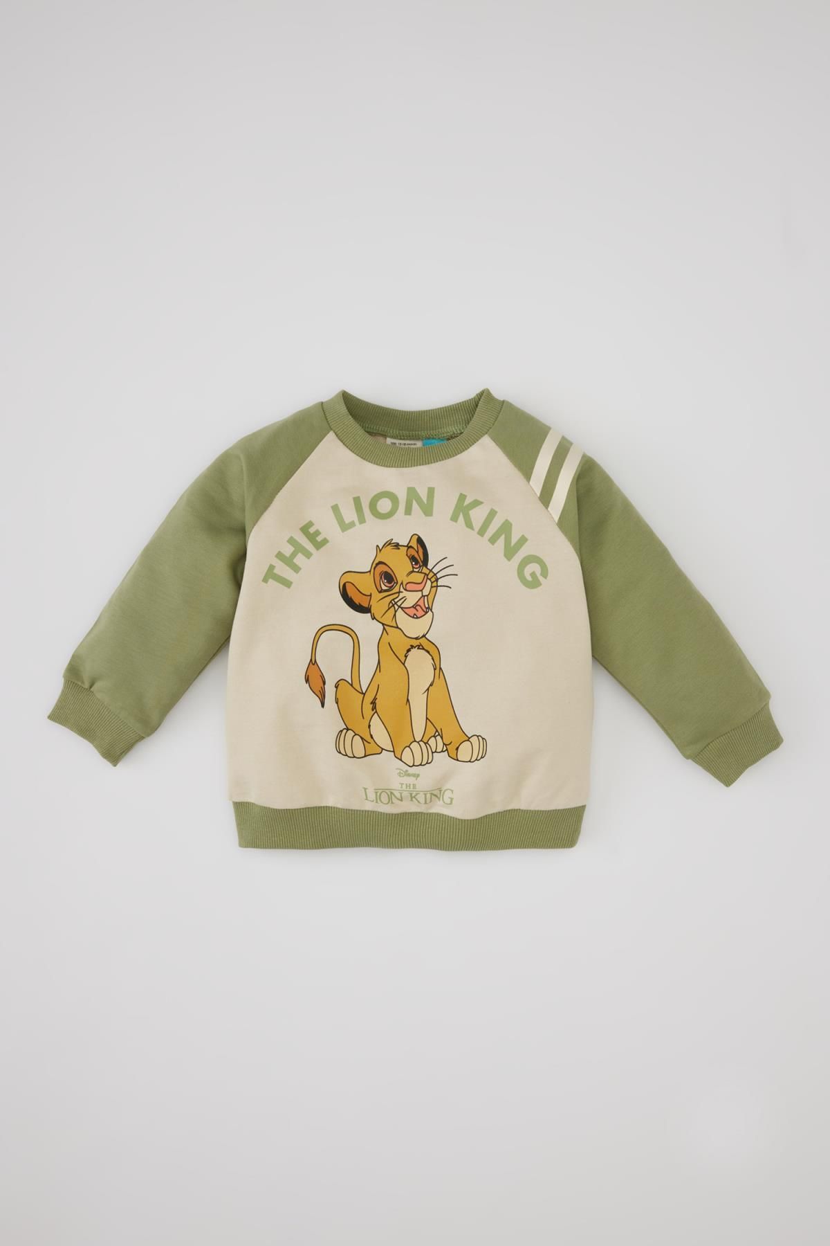 Defacto Erkek Bebek Disney Lion King Bisiklet Yaka Sweatshirt C2485a524sp