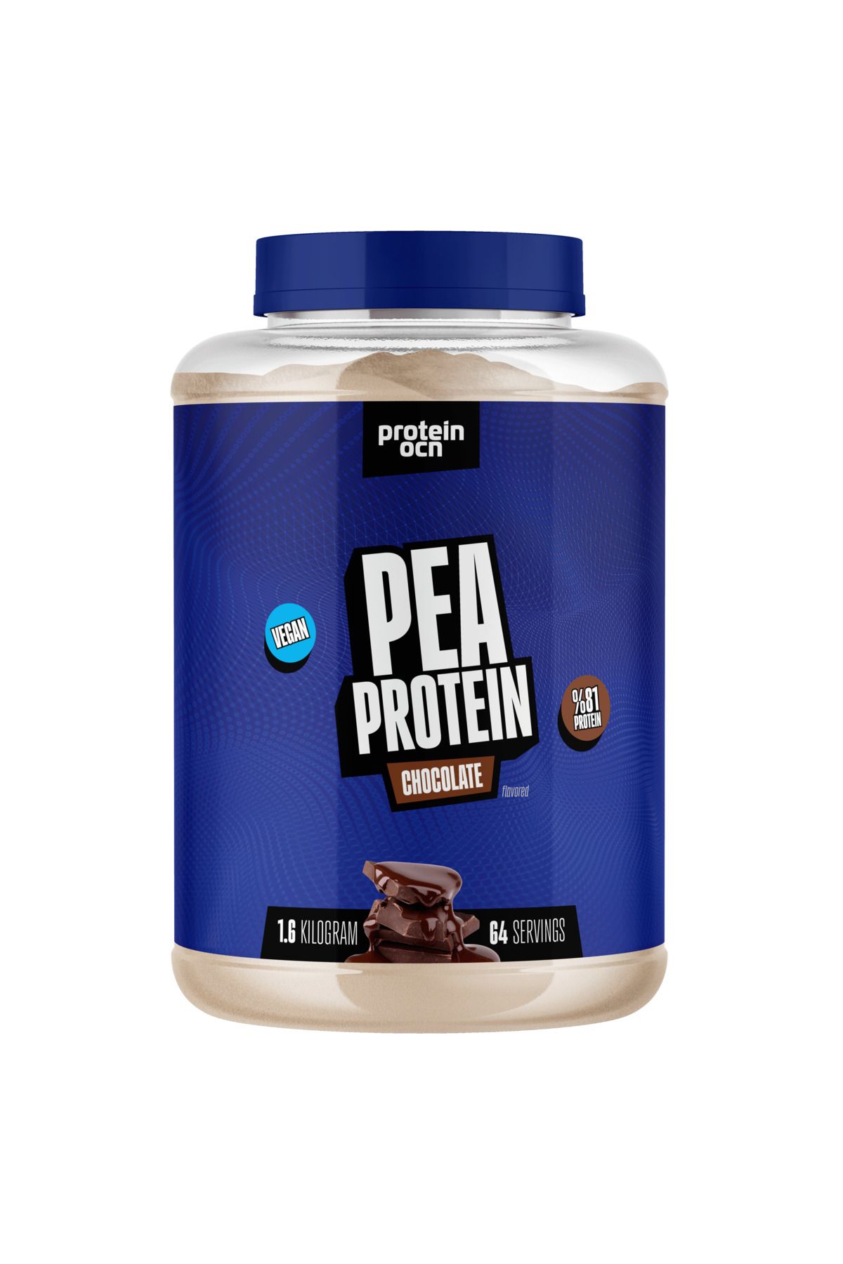 Proteinocean Pea Proteın Çikolata 1.6 kg 64 Servis