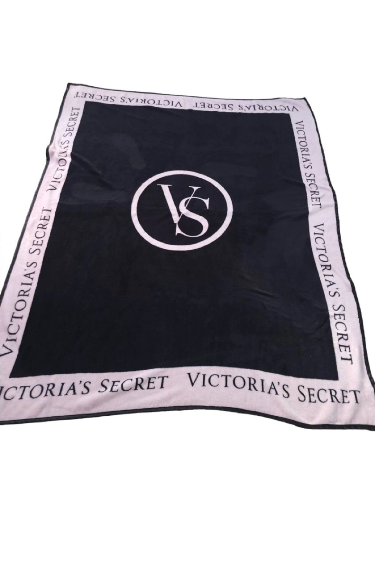 Victoria's Secret VS Blanket Logo Desenli Tek Kişilik Battaniye