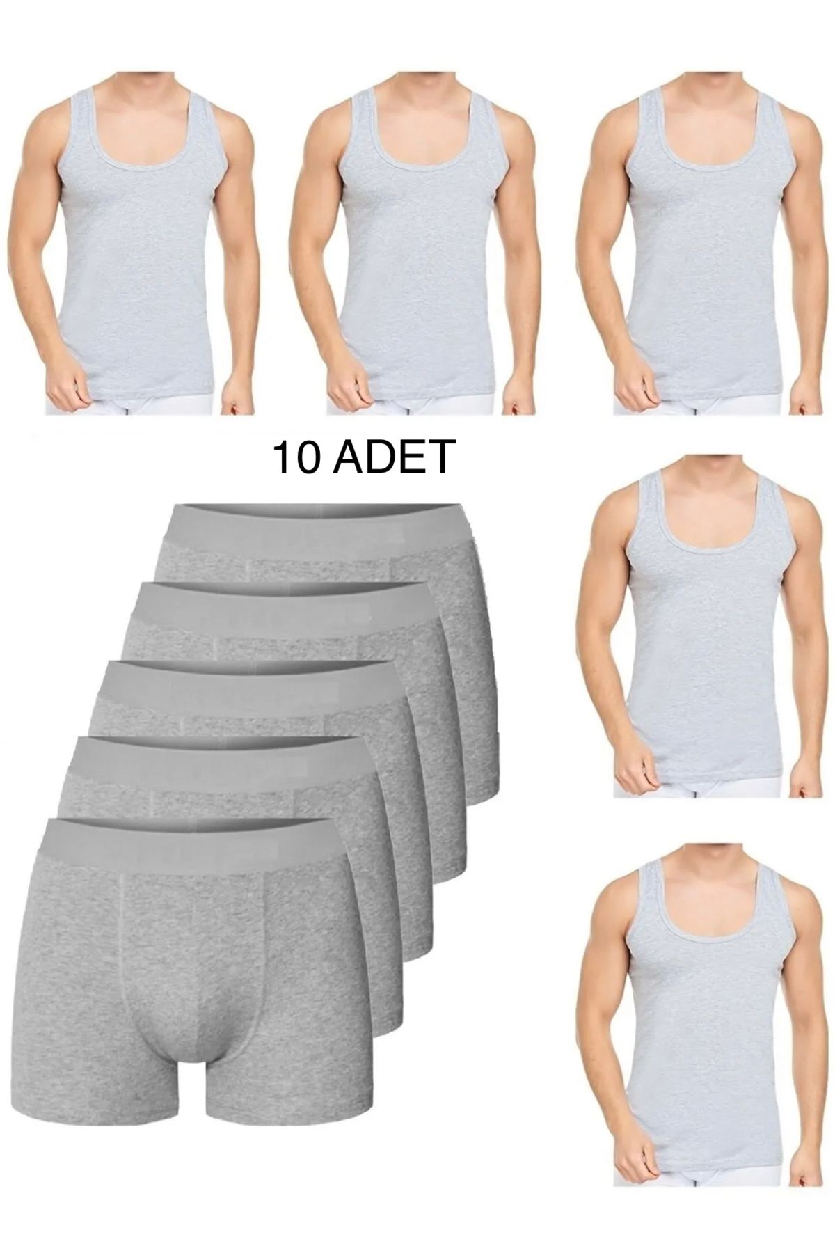 SS STORE 10'LU ATLET BOXER KARIŞIK İÇ ÇAMAŞIR TAKIMI