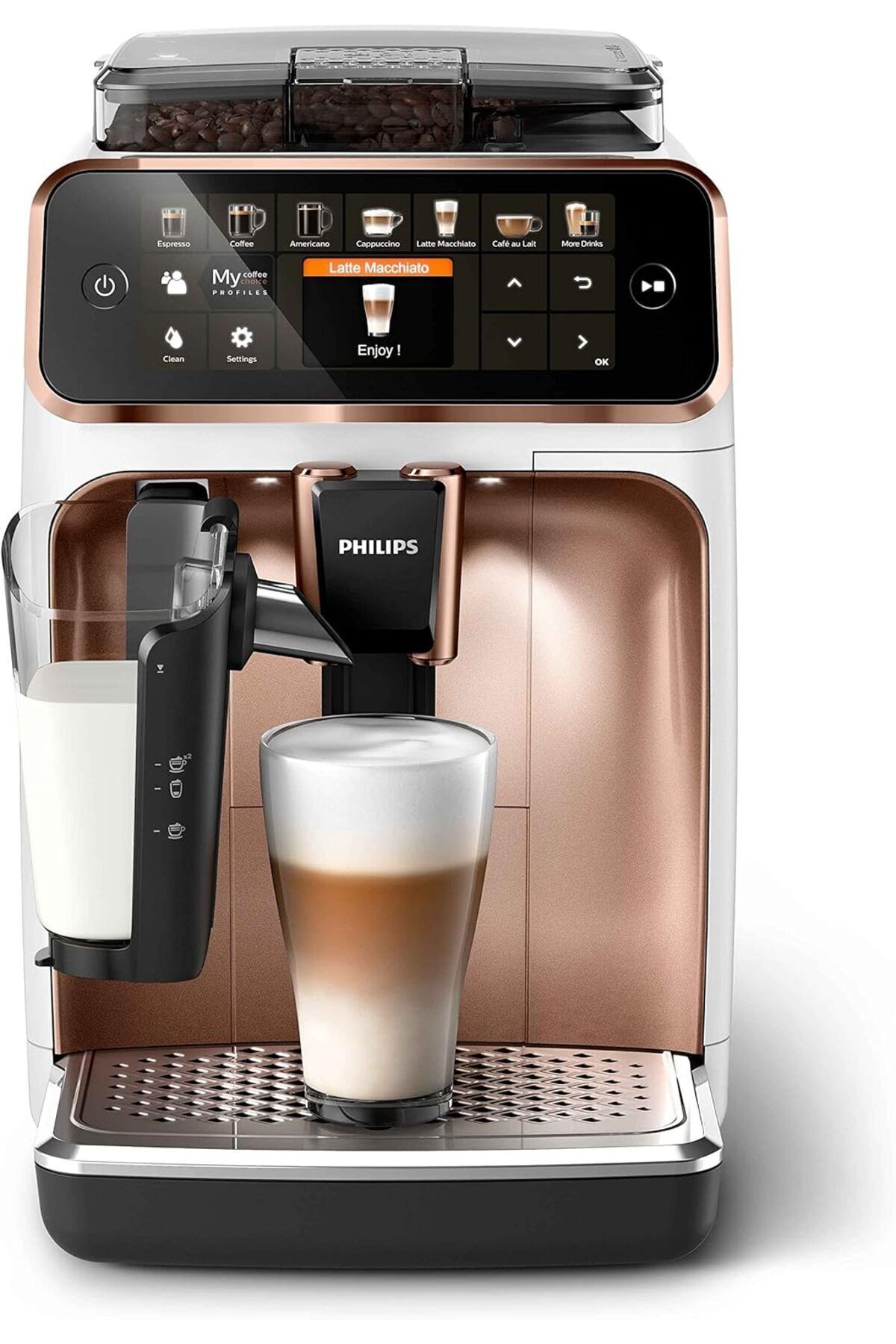Philips Premium Tam Otomatik Espresso Makinesi, 12 Çeşit Kahve - 20.000 Bardak Üstün Kaliteli Kahve