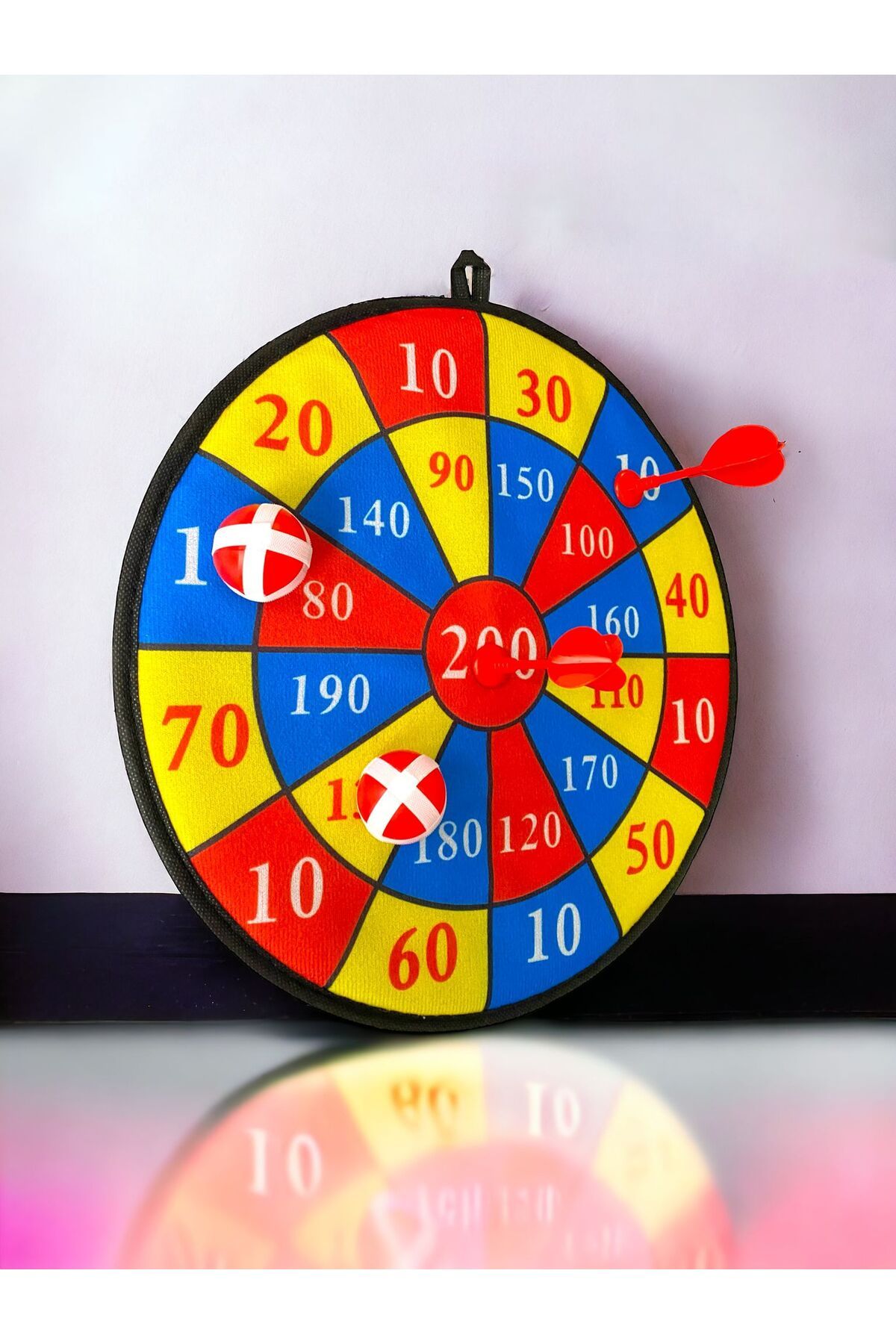 Bee Games Her Yaş Için Dart Seti 2 Top Ve 2 Ok Iç Veya Dış Mekan 35 Cm Dart Tahtası Erkek Kız Çocuk