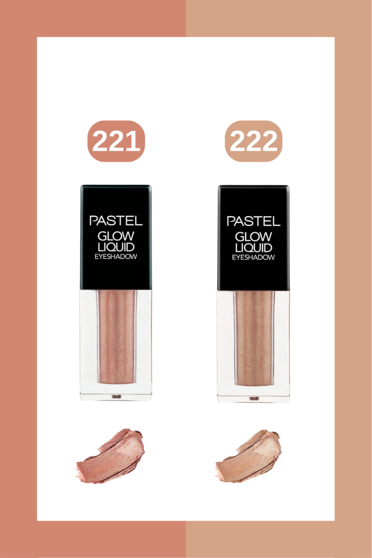 Pastel Glow Liquid Eyeshadow Set - Likit Far 221 + 222