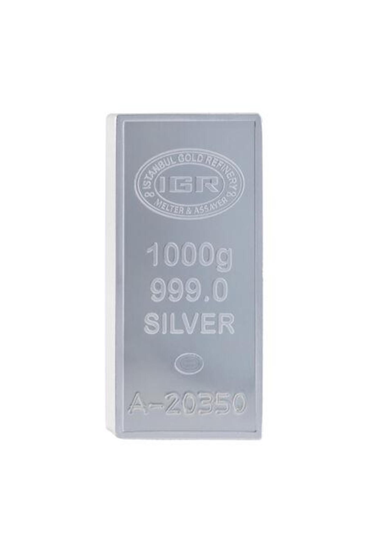 İar Agakulche Iar 1000 gram / 1 Kilo Külçe Gümüş 999.0 Saflıkta