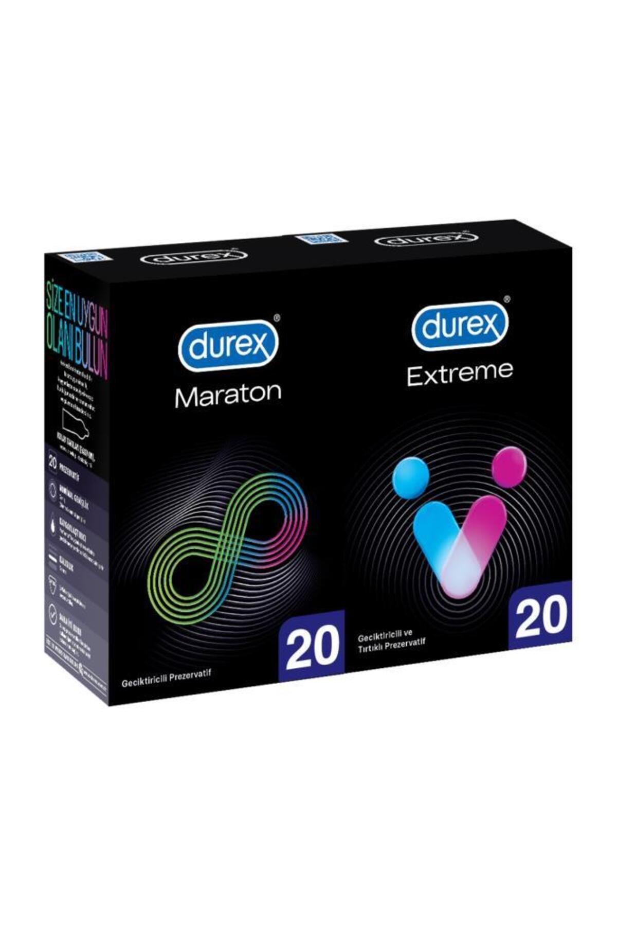 Durex Maraton Geciktiricili 20'li Extreme 20'li Prezervatif