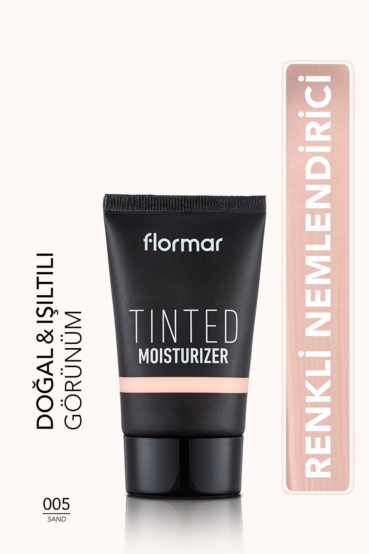 Flormar Fondöten - Tinted Moisturizer - 005 Sand - 8682536041393