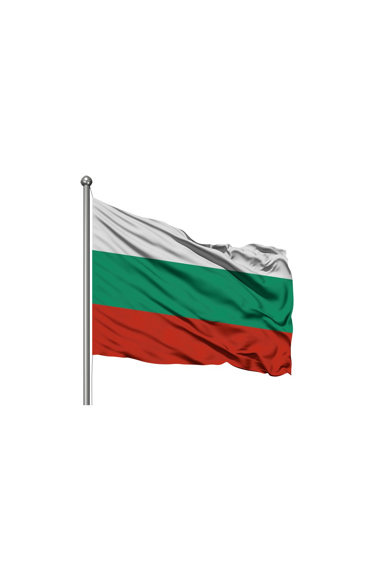 Genel Markalar Bulgaristan Devleti Bayrağı - Premium Raşel Kumaş 70x105cm