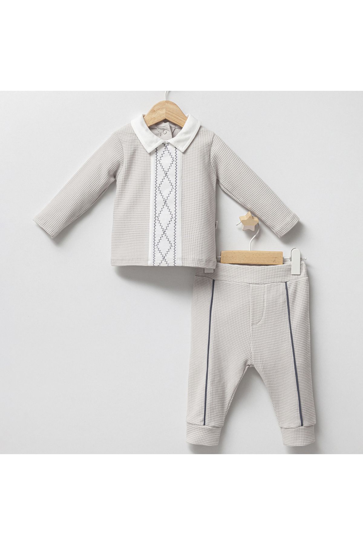 DIDuStore Klasik Şıklık Erkek Bebek Takımı - Rahat ve Şık Tasarım