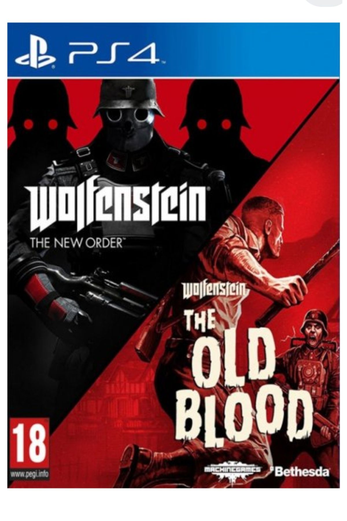 BETHESDA Wolfenstein The New Order + Wolfenstein The Old Blood PS4 Oyun