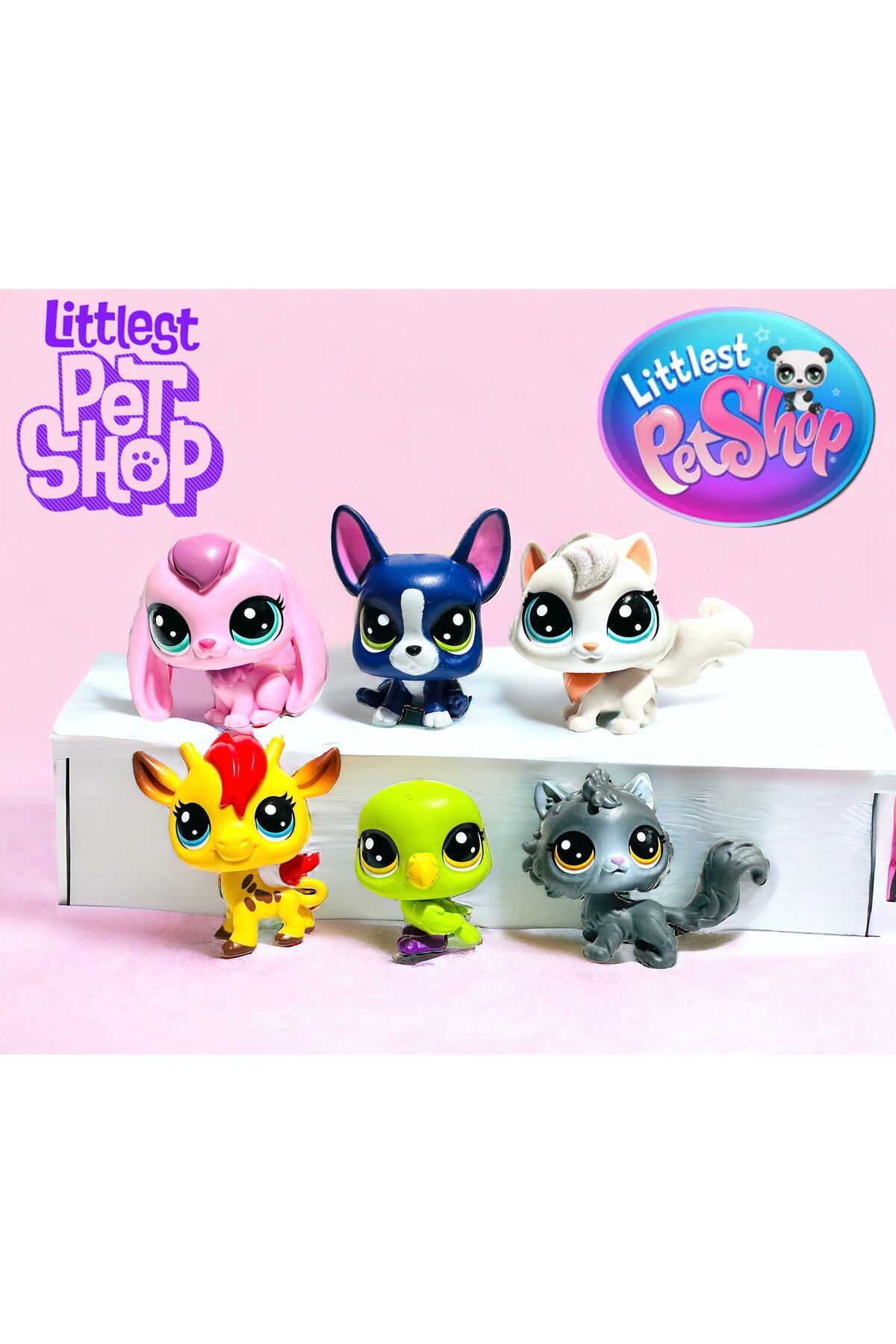 Littlest Pet Shop 6 adet miniş oyuncak lps (resimdeki modeller yollanır)