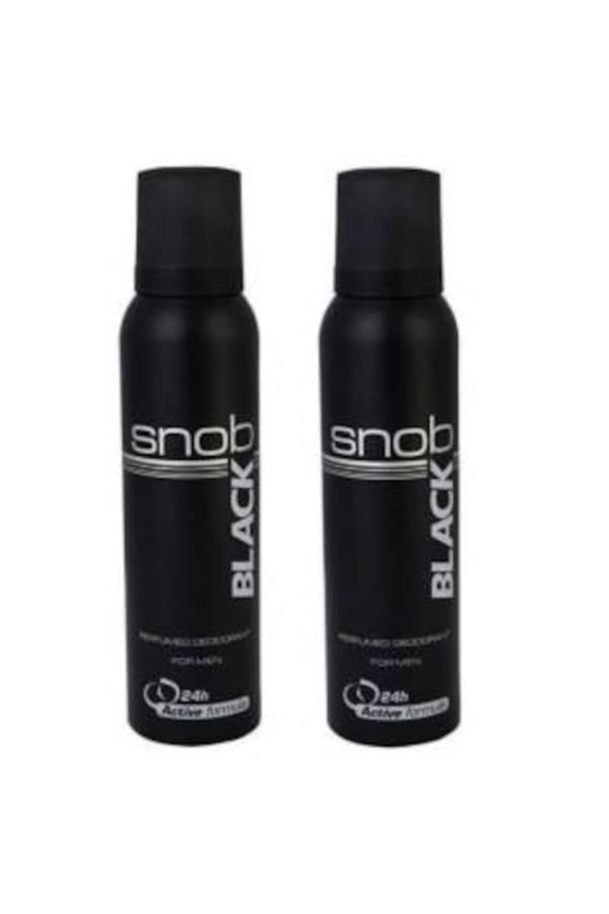 Snob Black Erkek Sprey Deodorant 150 ml X 2