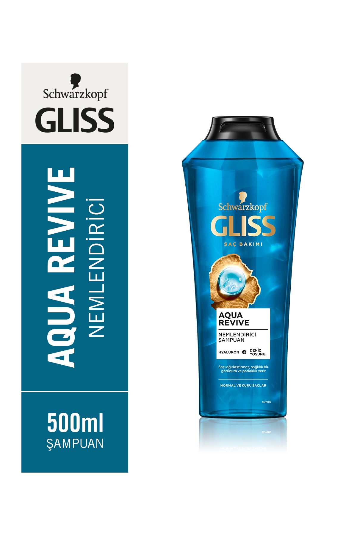 Gliss Aqua Revive Moisturizing Shampoo with Hyaluron and Seaweed 500ml