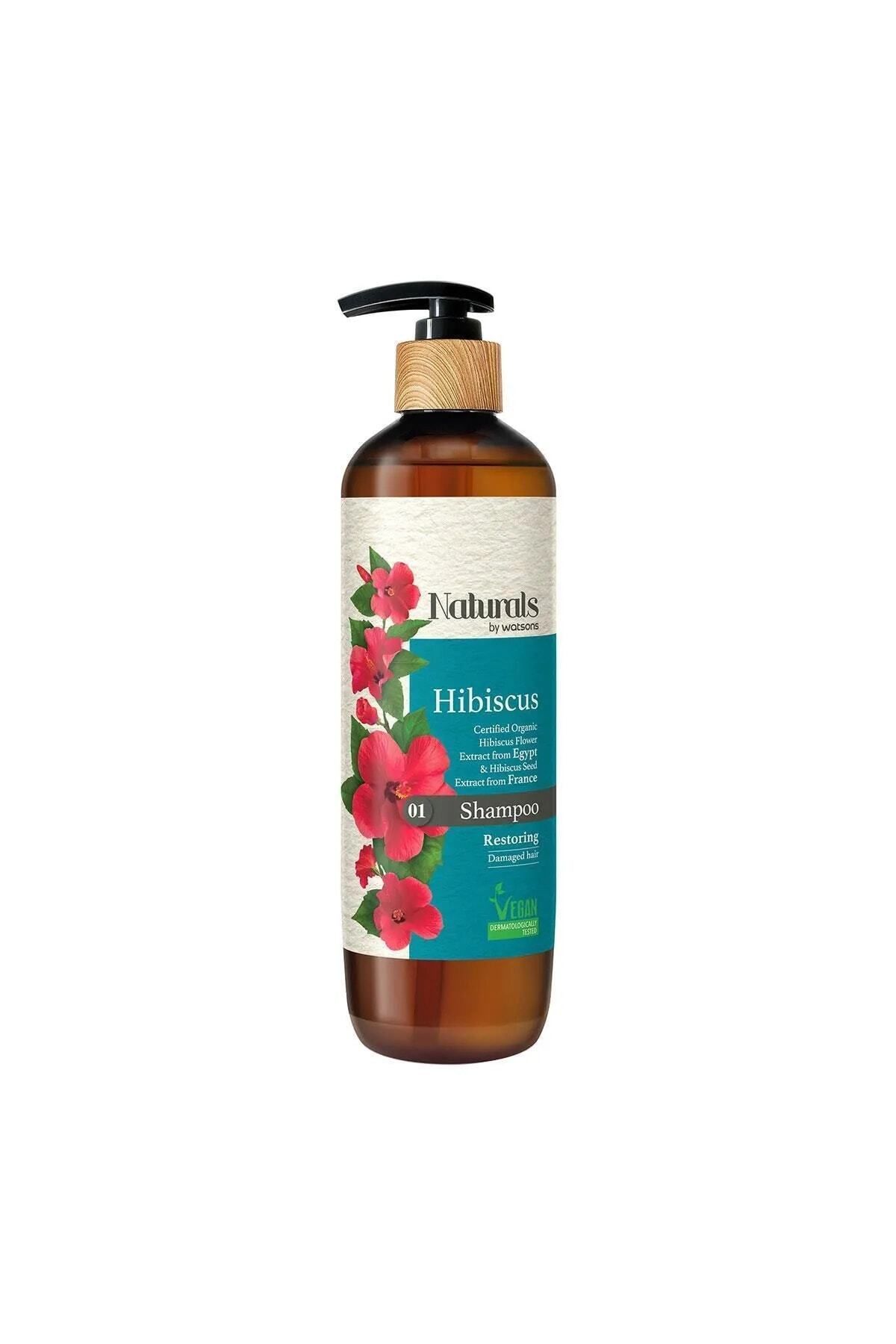 Watsons Naturals By Shampoo Hibiscus 490 Ml