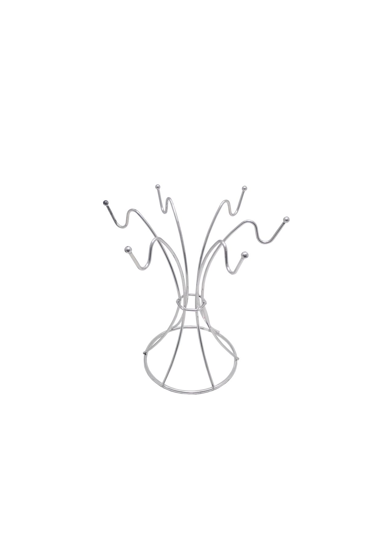 Leva House Tezgah Üstü Dolap İçi Fincan Kupa Bardak Askılığı Standı Palmiye Model