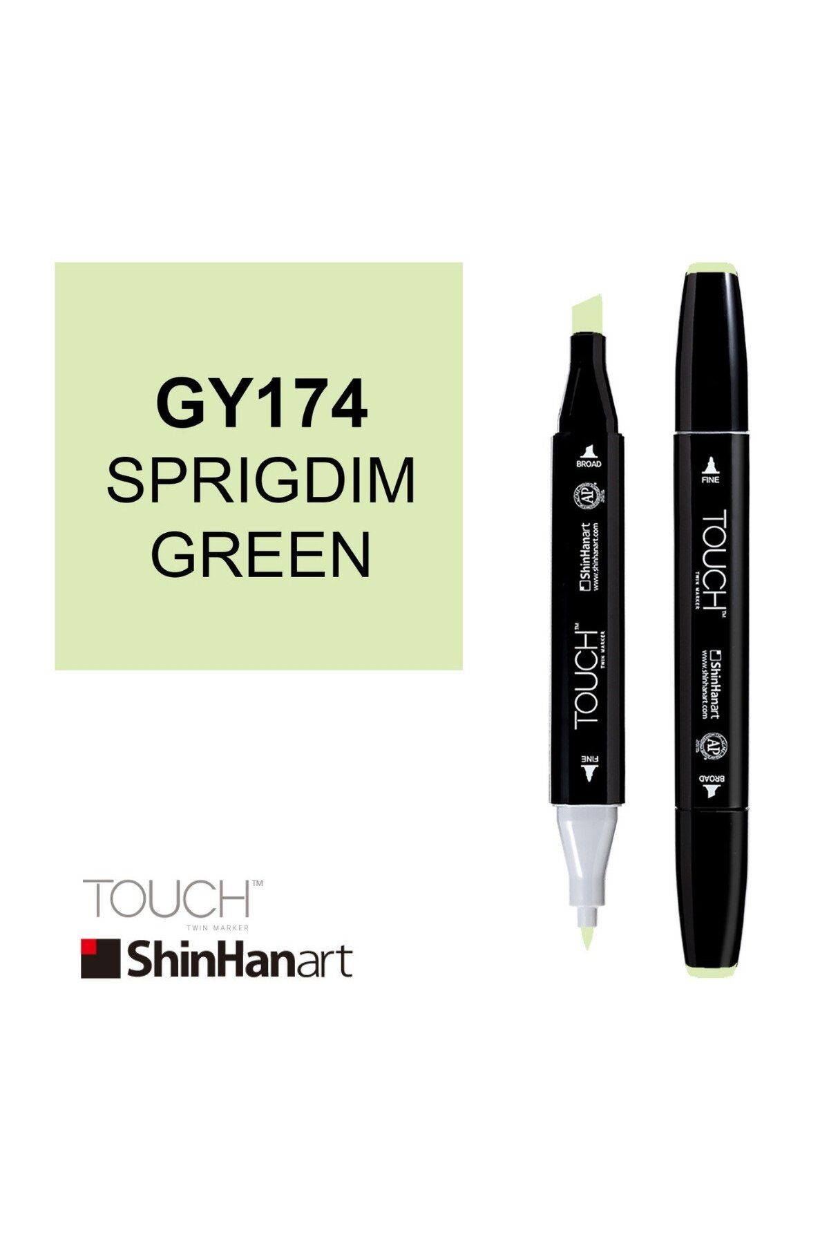 Shinhan Art Art Touch Twin Marker GY174 Spring Dim Green